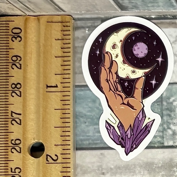🌀10/$10🌀 Purple Gothic Reusable Waterproof Vinyl Sticker Decal - Picture 1 of 1